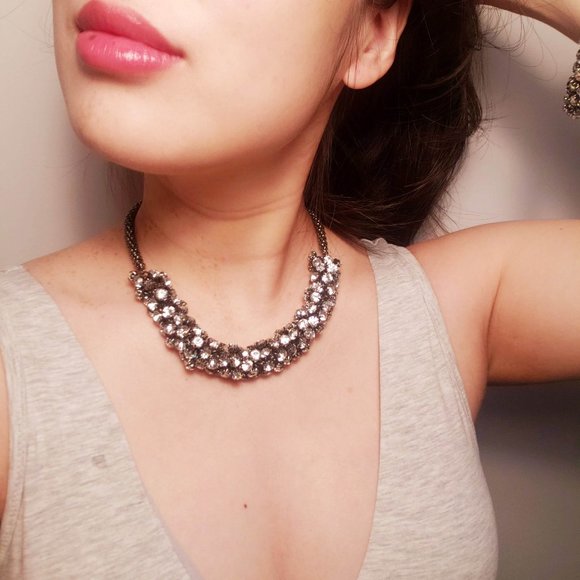 Necklace & Bracelet Set (Crystal, Metal) - Picture 2 of 7